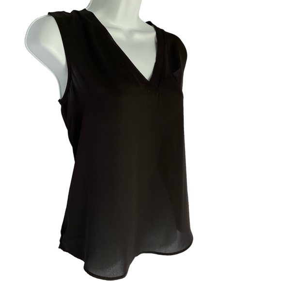 Classic Worthington‎ Sheer Black Blouse - Small - Elegance New With Tags - Picture 4 of 9